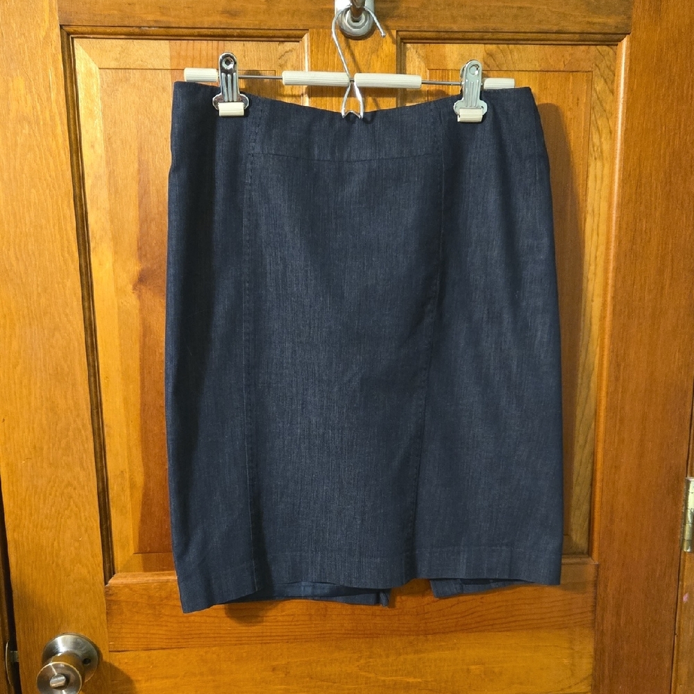 LOFT Dark Blue Pencil Skirt